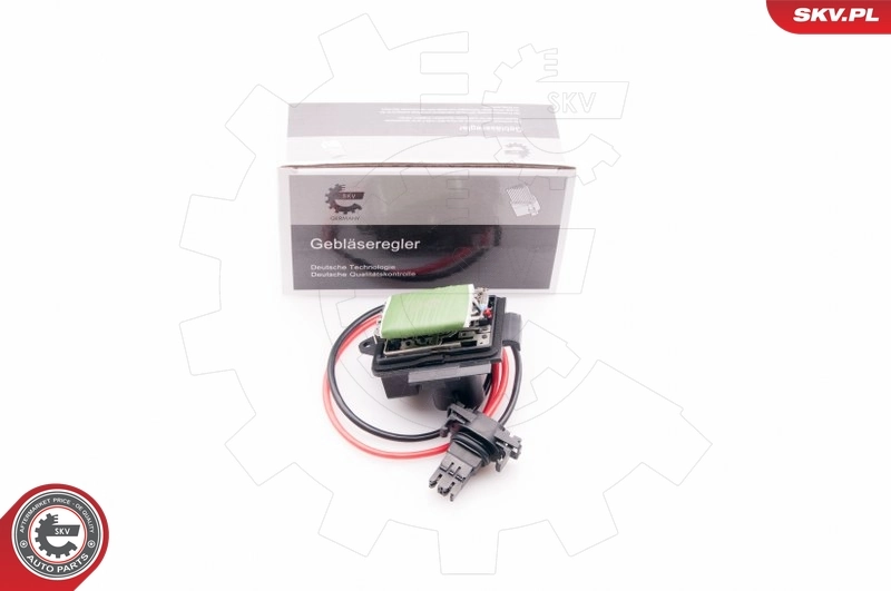 Resistor, interior blower